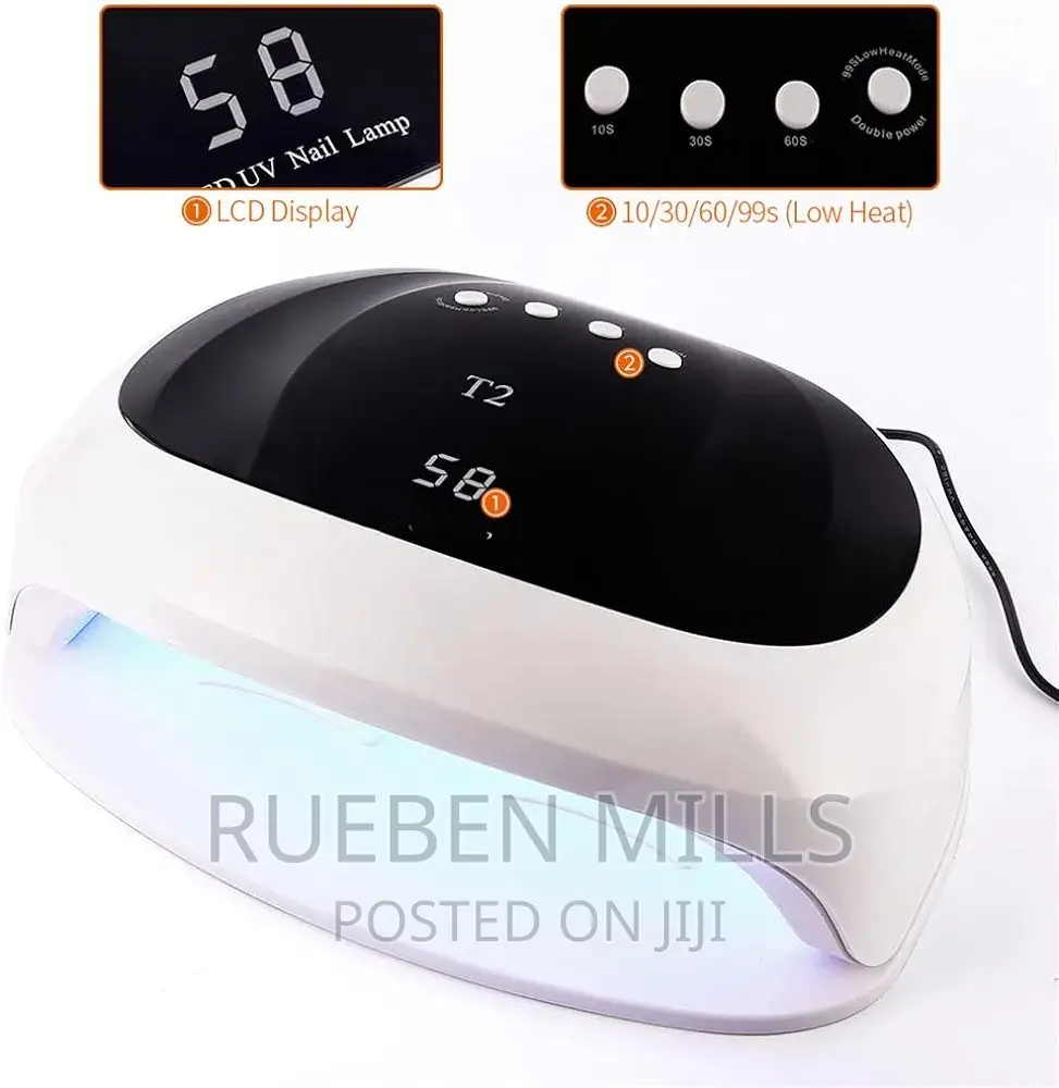 Black and White Two Hands Nails Dryer Treatment Machine