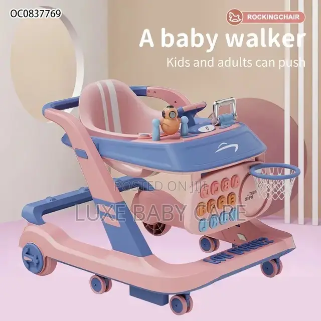 Multifunctional Musical Baby Walker