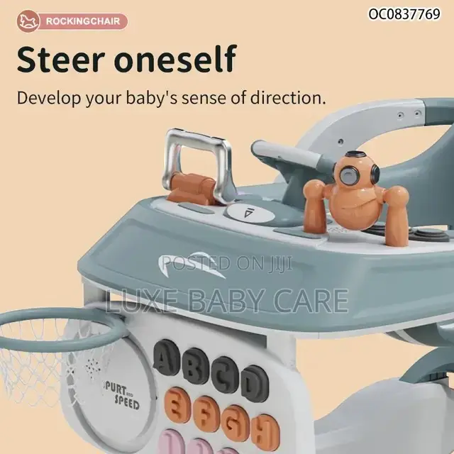 Multifunctional Musical Baby Walker