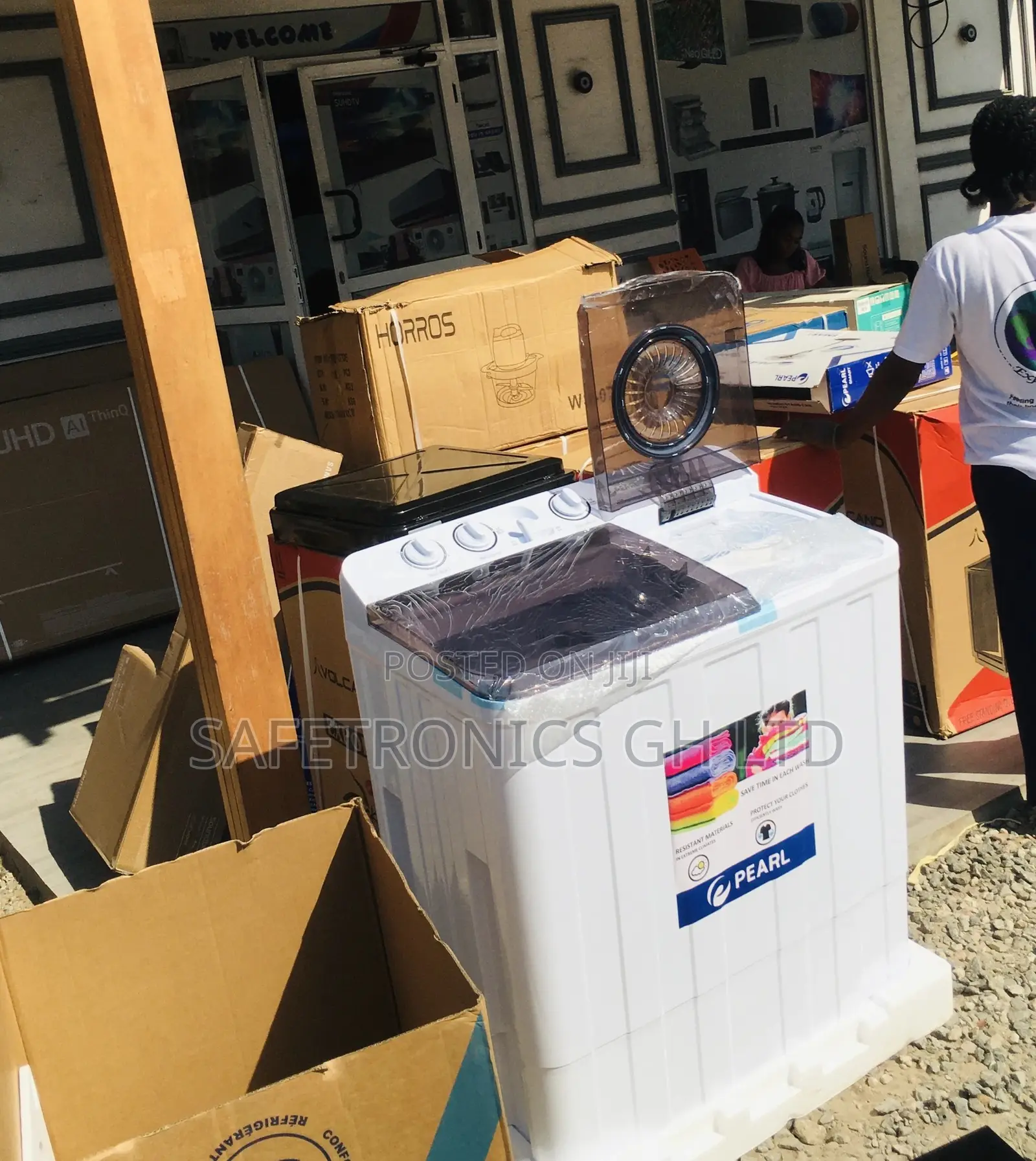 Pearl Topload Semiautomatic White 7kg Washingmachine