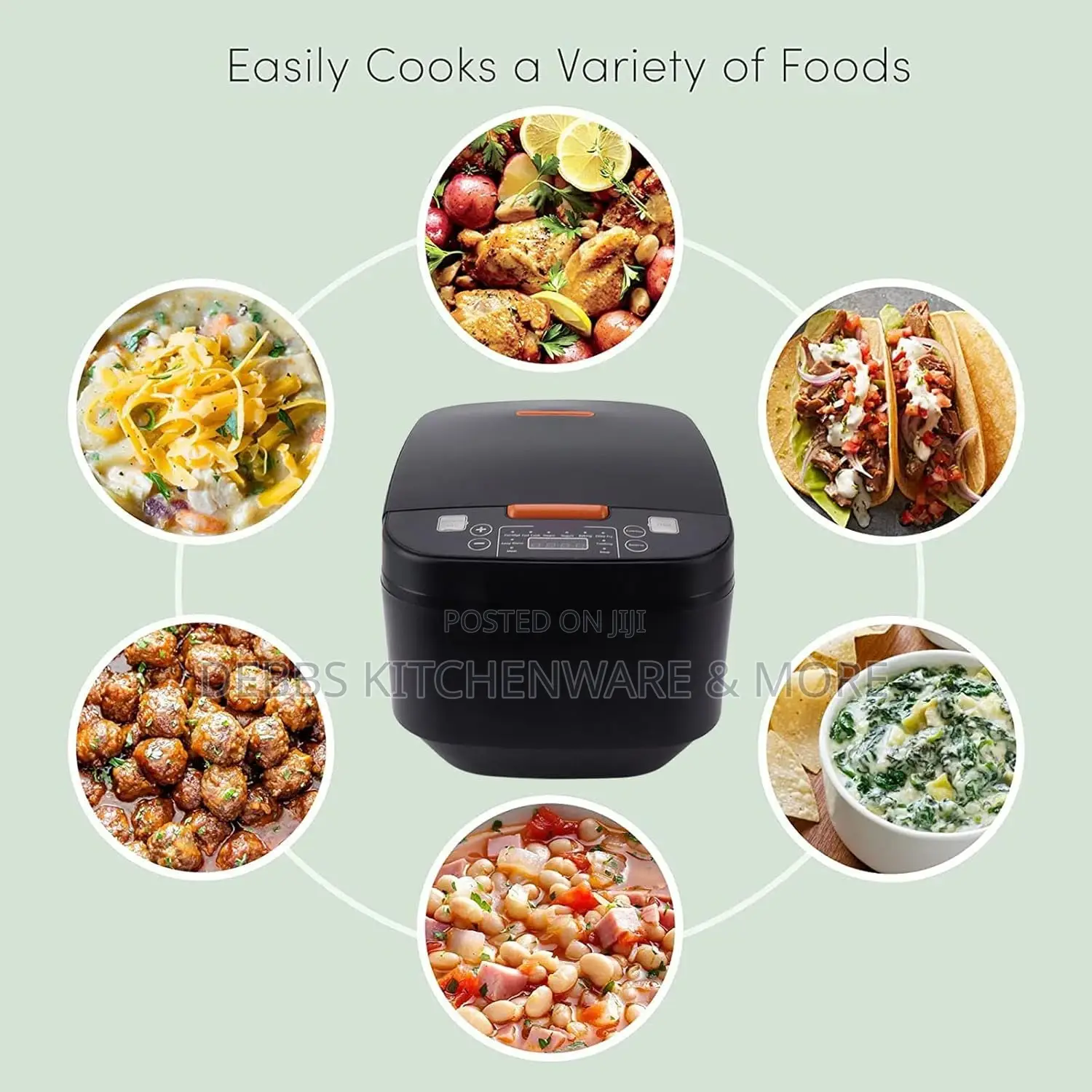 Silver Crest High-Performance Digital Electric Rice Cooker