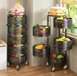 Kitchen Storage Rotating Rack