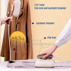 AVINAS 2-in-1 Mini Travel Steam Iron and Fabric Steamer