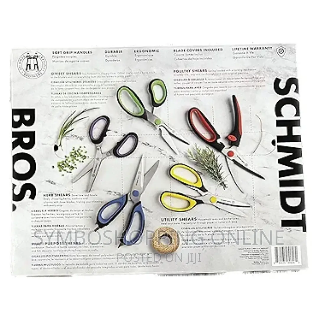 Schmidt Bros 5 - Piece Soft Grip Stainless Steel Shears Set