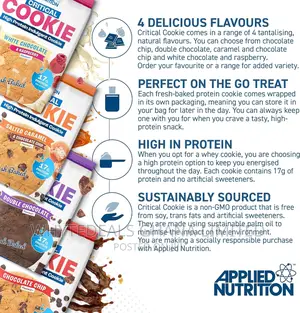 Applied Nutrition Critical Cookie High Protein Bar Biscuits
