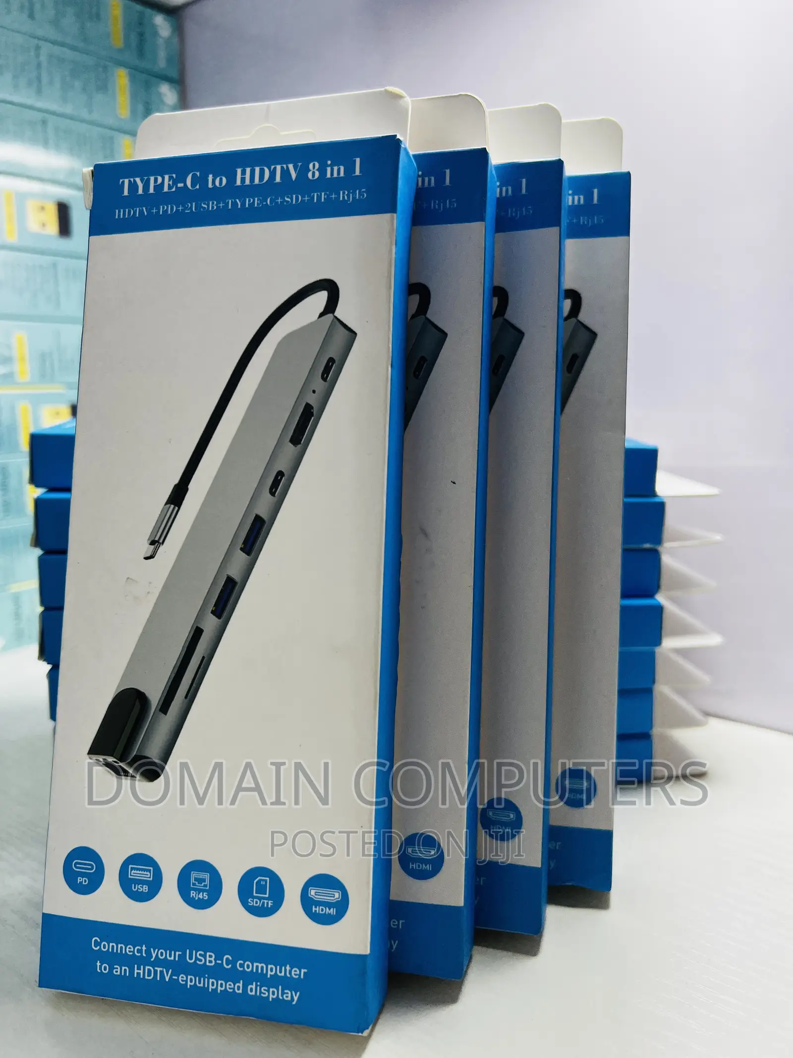 TYPC to Multiport Converter 8 in 1