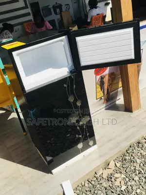 Reliable Topfreezer Doubledoor Glass Black Pearl PF-17T