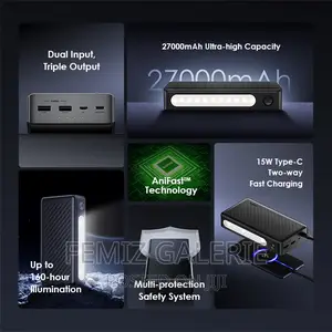 Oraimo Traveler 3 Lit; 27000mah 15w Power Bank