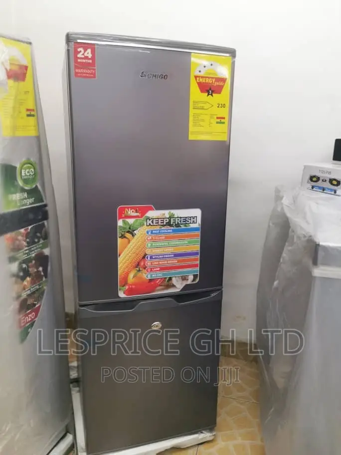 Chigo 126L Double Door Fridge