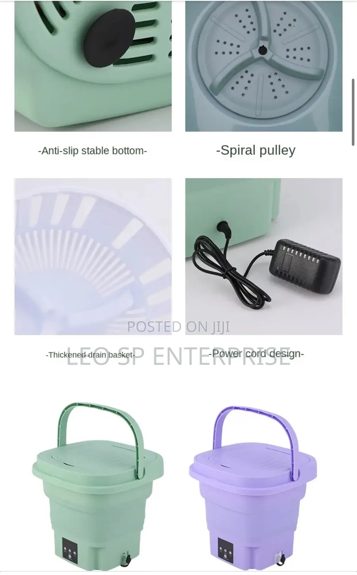 Portable Mini Foldable Washing Machine
