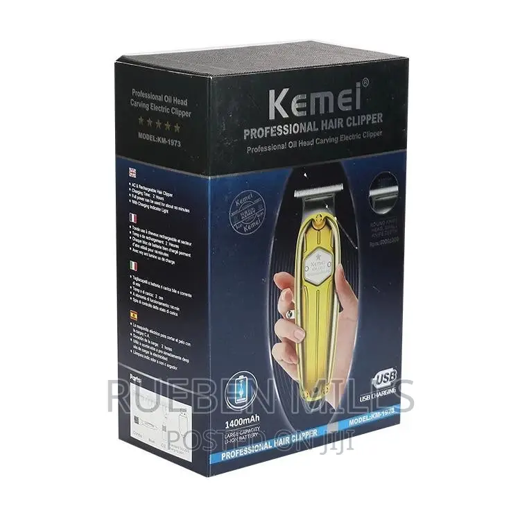 All Metal Kemei KM-1973 Skin Barbering Machine Beard Trimmer