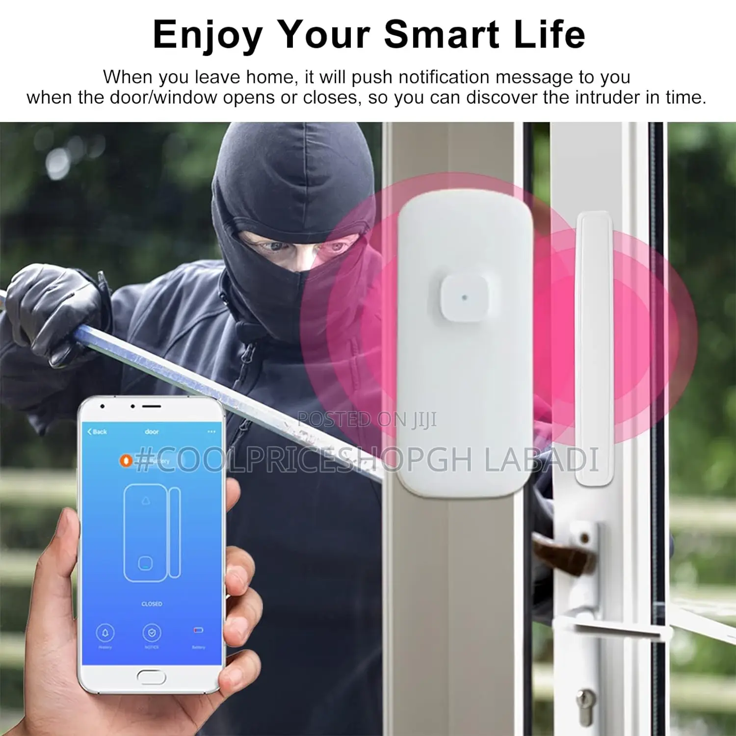 Door Window Magnetic Switch Wireless Detector Smart Alert