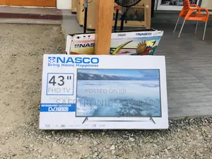 Full HD Black Glossy LED Nasco 43 Inches Electric Digital
