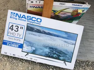 Glossy LED Digital Nasco Full HD 43 Inches Electric Tv