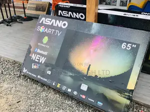 65 Inches Glossy LED Black Electric Asano UHD Smart Tv