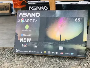 Smart 65 Inches Black Electric Asano Glossy LED Smart Tv