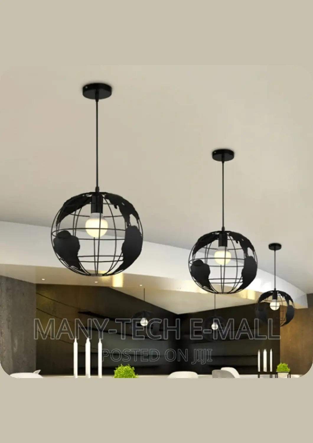 Metal Modern Single Pendant Lights. in Accra Metropolitan Home
