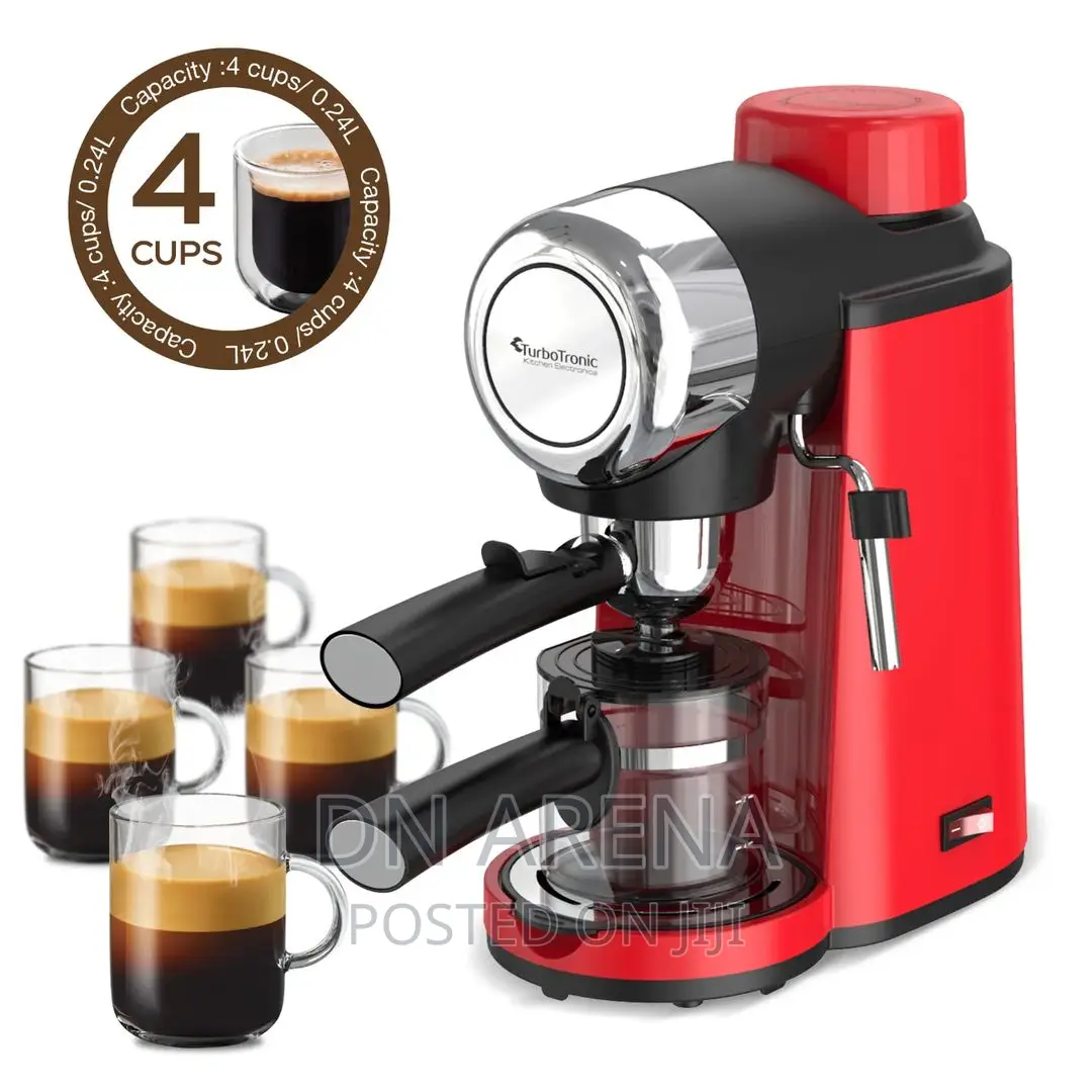 Turbotronic Espresso Machine From Germany With 4 Cups