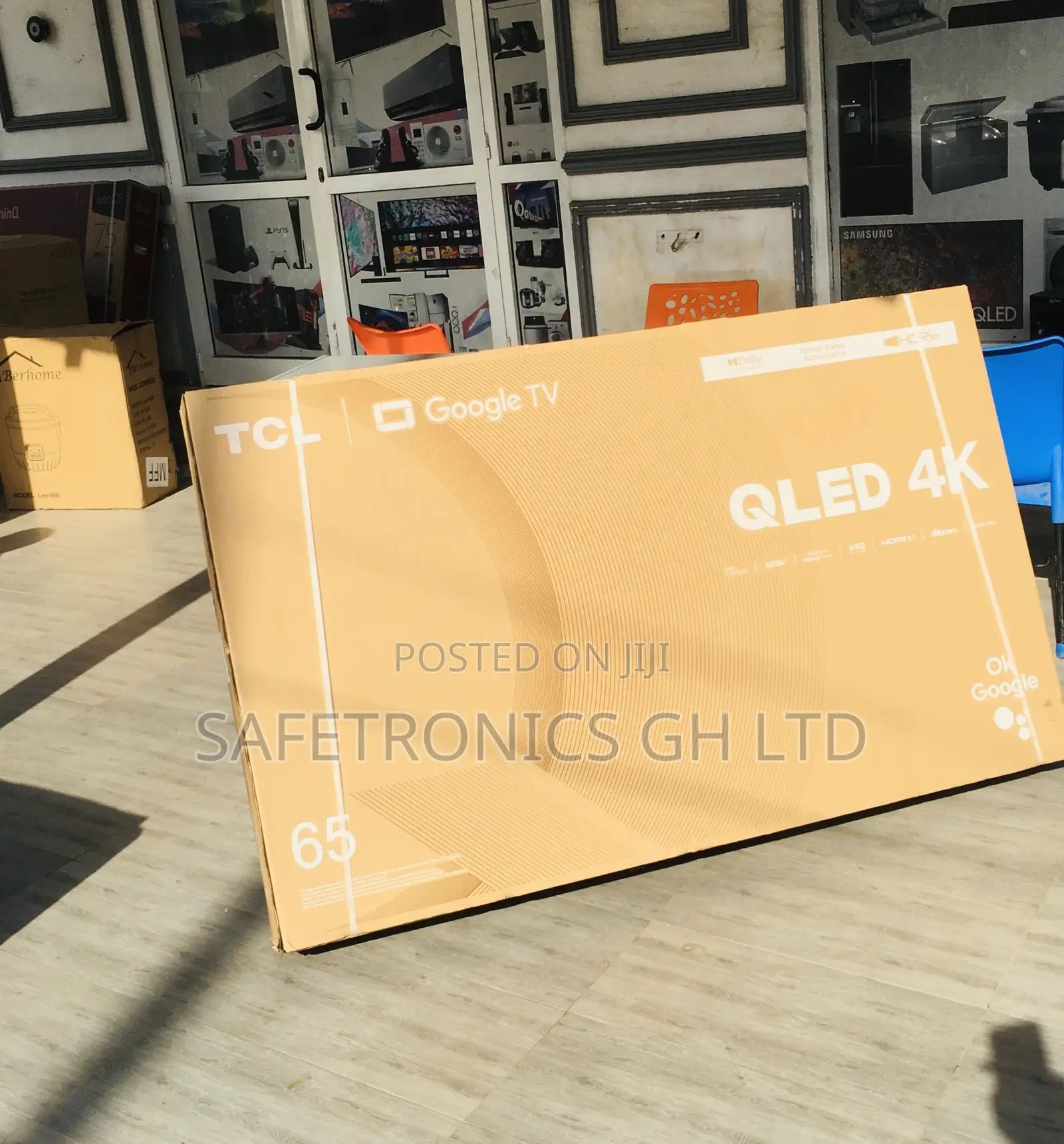 TCL Black Smart Electric C635 Qled 65 Inches Glossy Tv