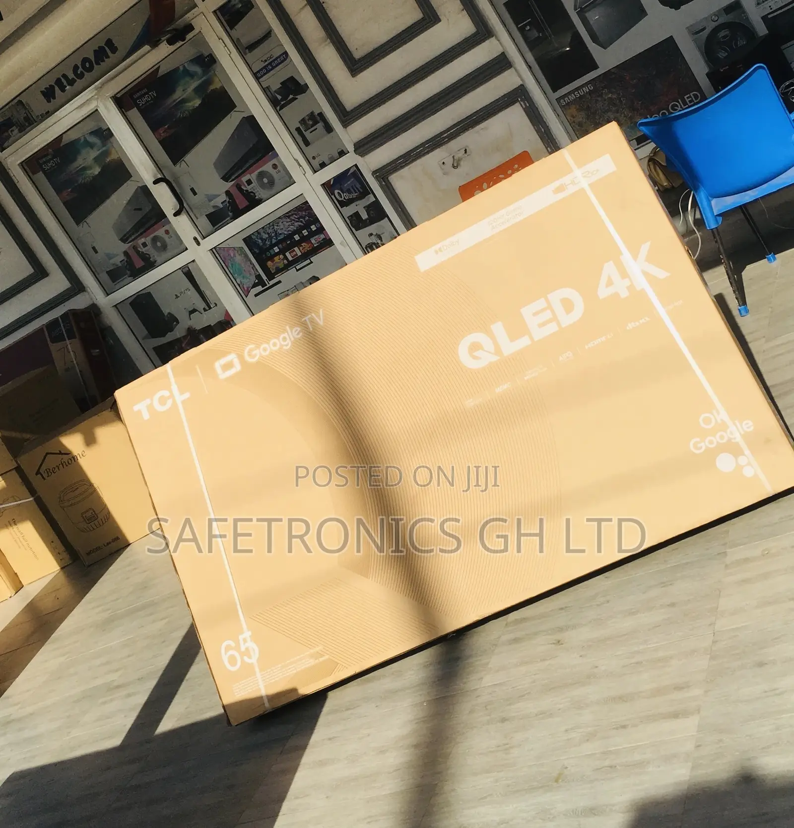 Black Smart Electric 65 Inches Glossy TCL QLED C635 Tv