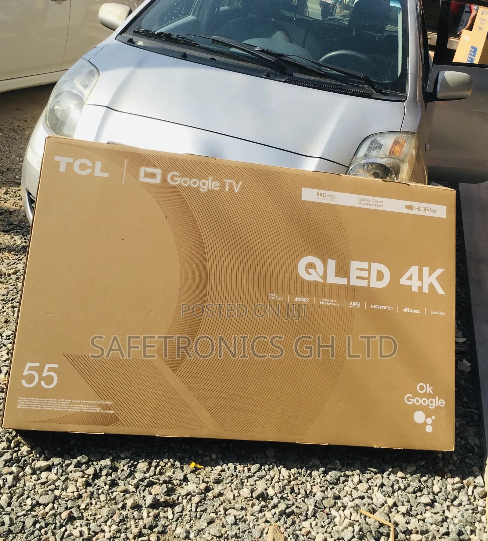 TCL 55 Inches Glossy Qled C645 Smart Electric Black Tv