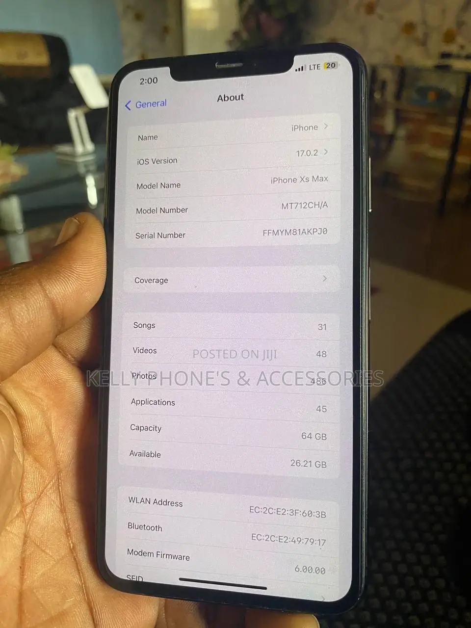 Apple iPhone X 256 GB Black