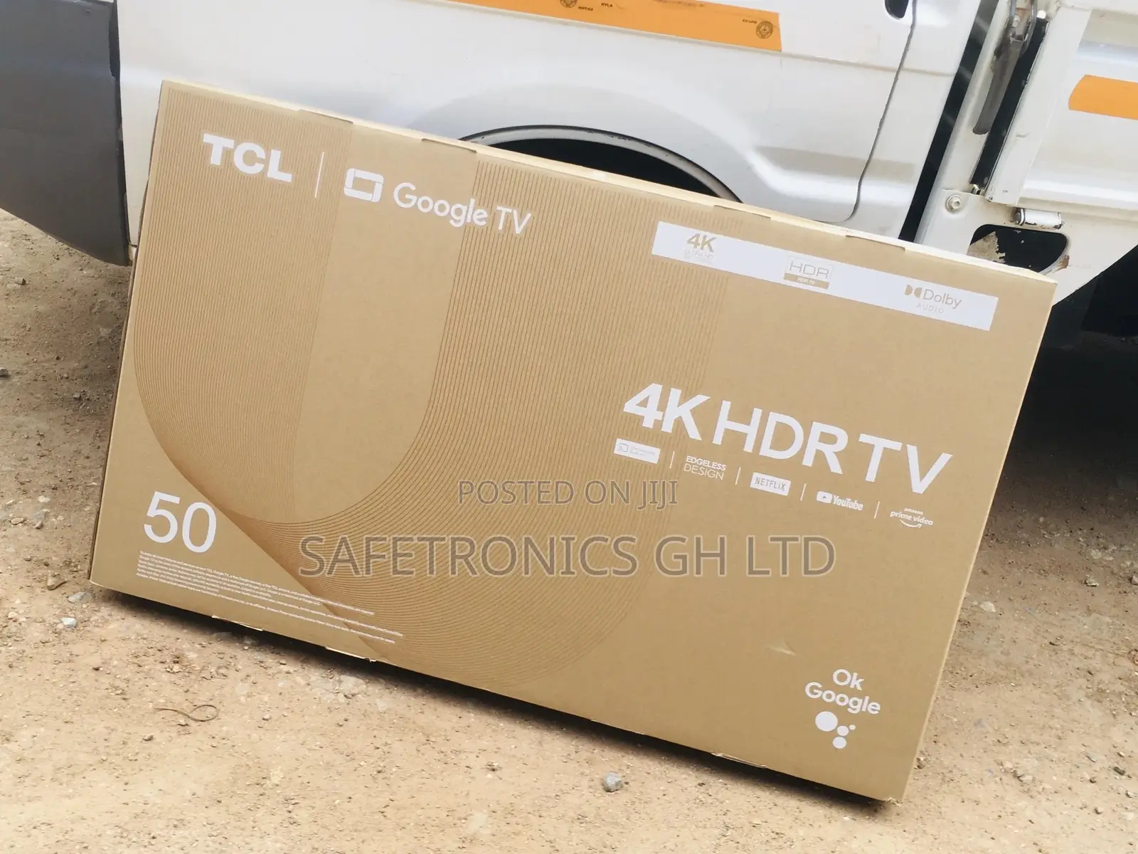 50 Inches Glossy LED Black Electric Smart P635 HDR TCL Tv