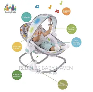 Koniq Kids Baby Bouncer With Lightup Toy Bar