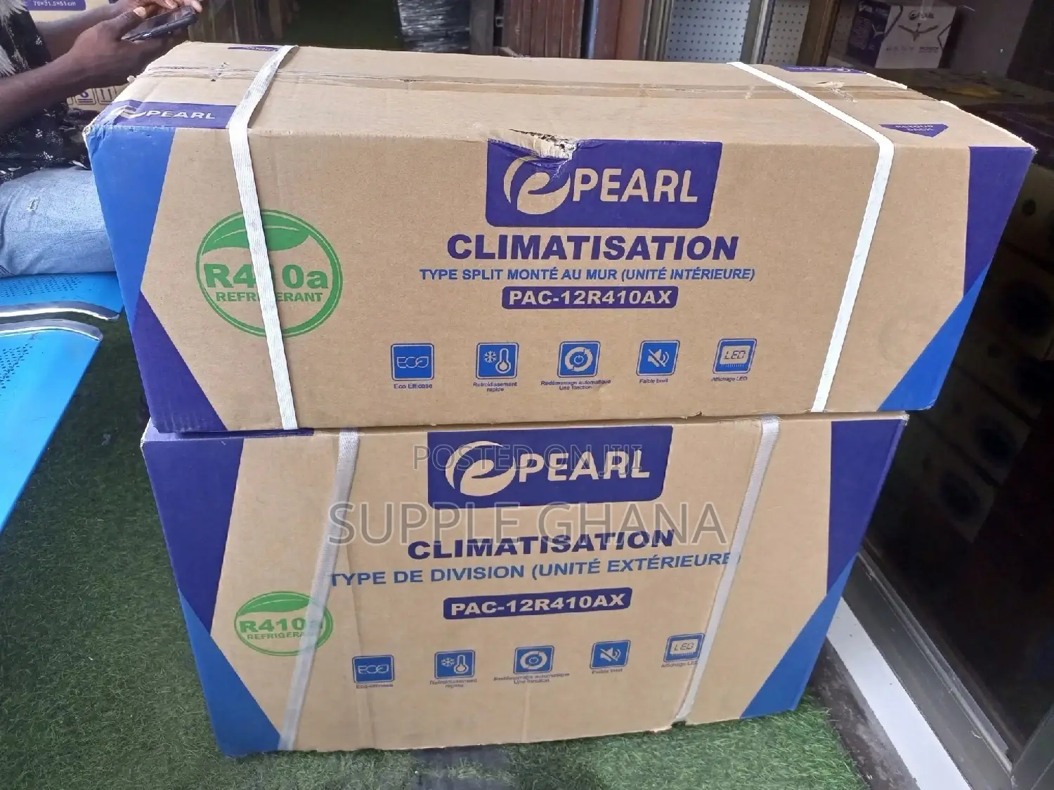 New Pearl Air Condition AC Indoor Outdoor Unit