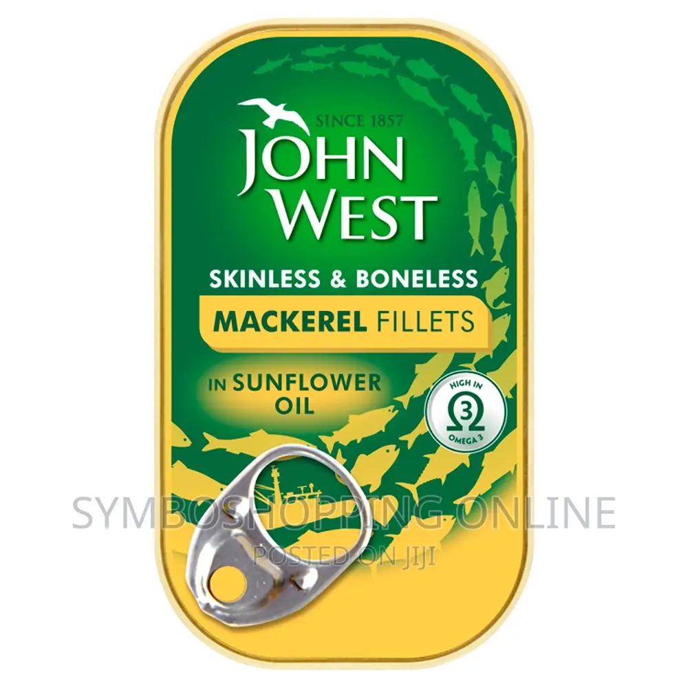 John West Mackerel Fillets in Sunflower Oil 125g (10 PACK)