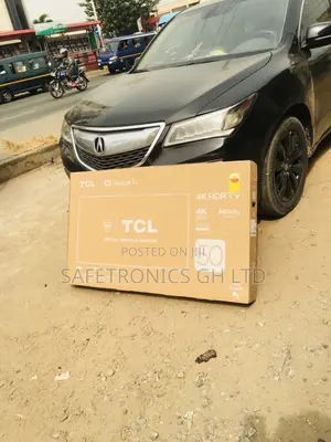 Glossy LED Smart HDR TCL P635 50 Inches Black Electric