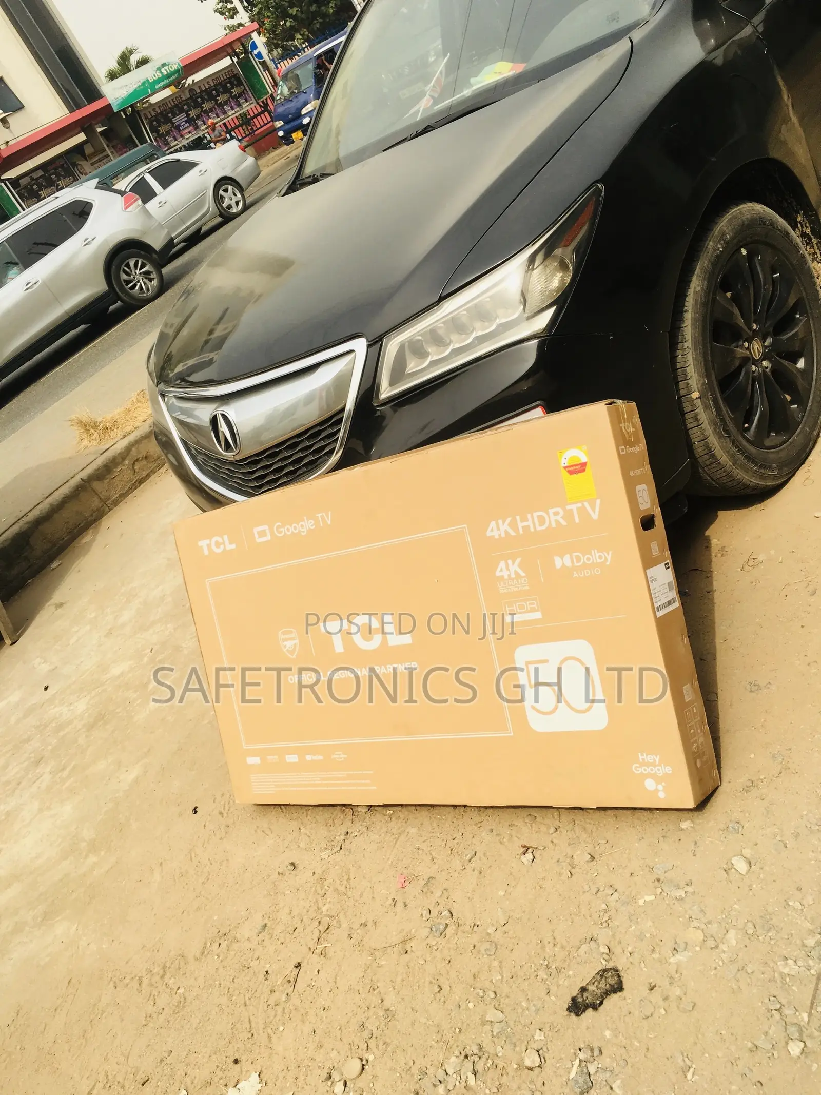 Glossy P635 50 Inches Led Black Electric TCL HDR Tv