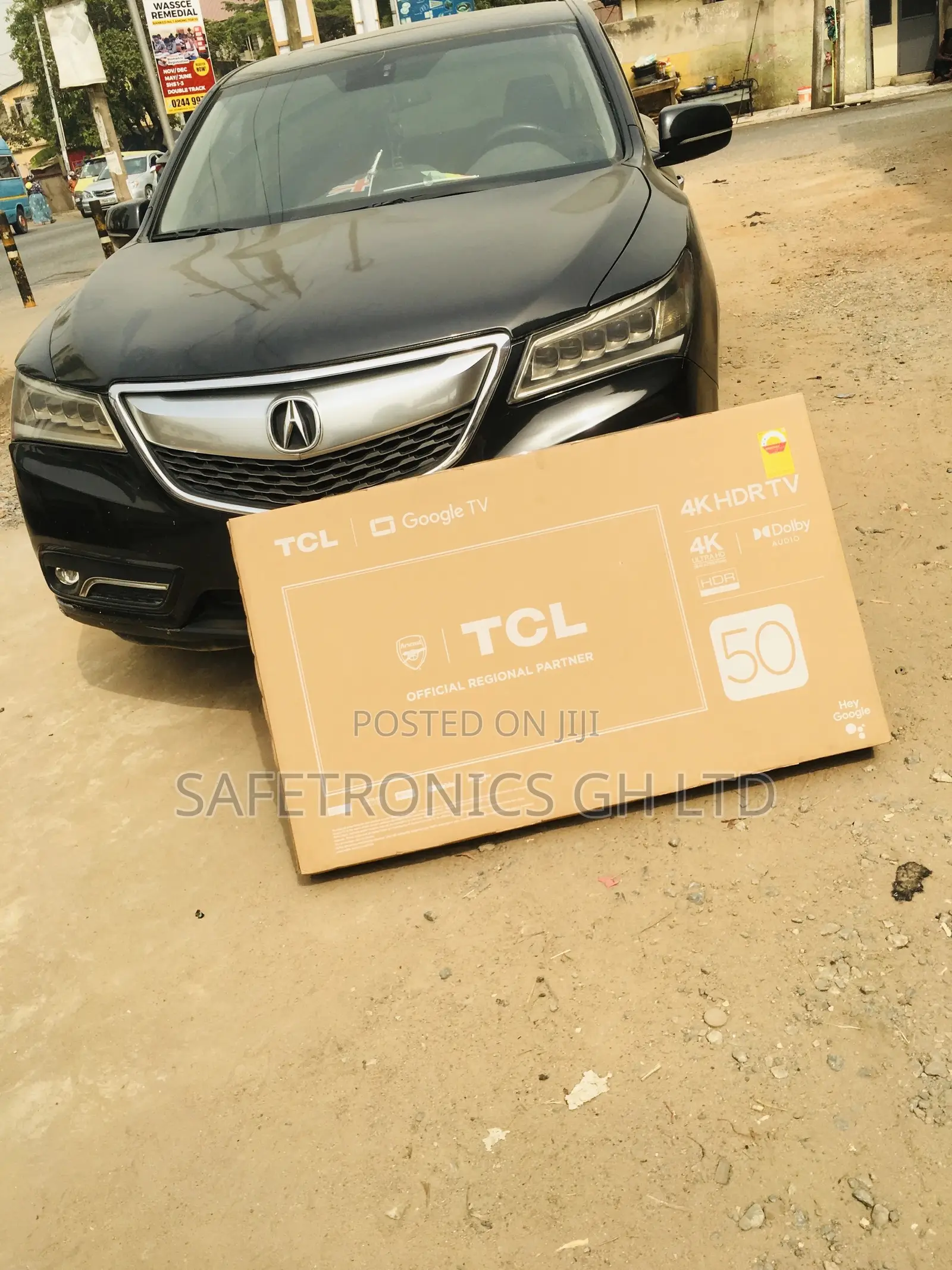 LED Glossy Black Electric 50 Inches HDR TCL P635 Tv