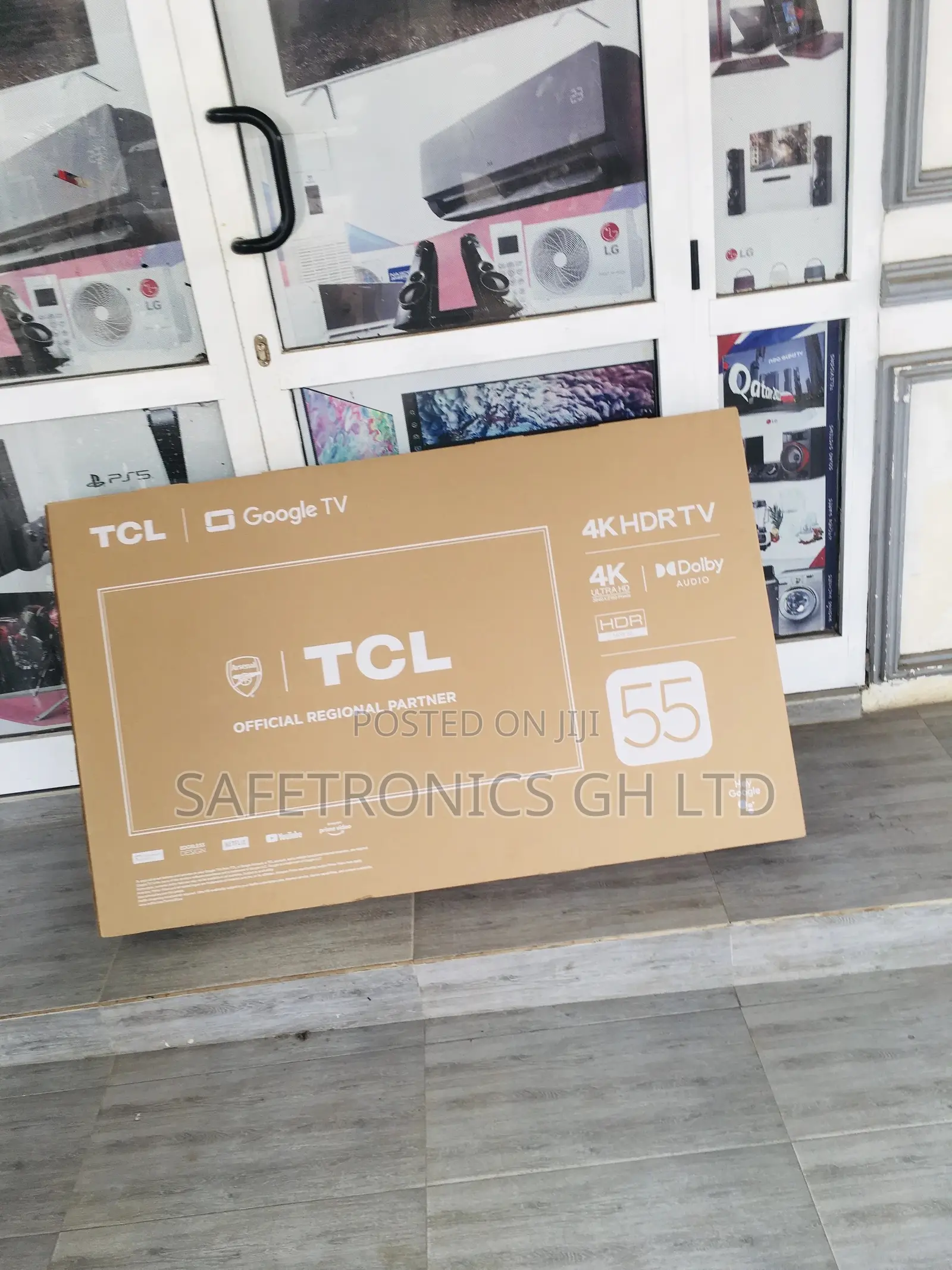 HDR Black Electric Glossy LED TCL P635 55 Inches Tv