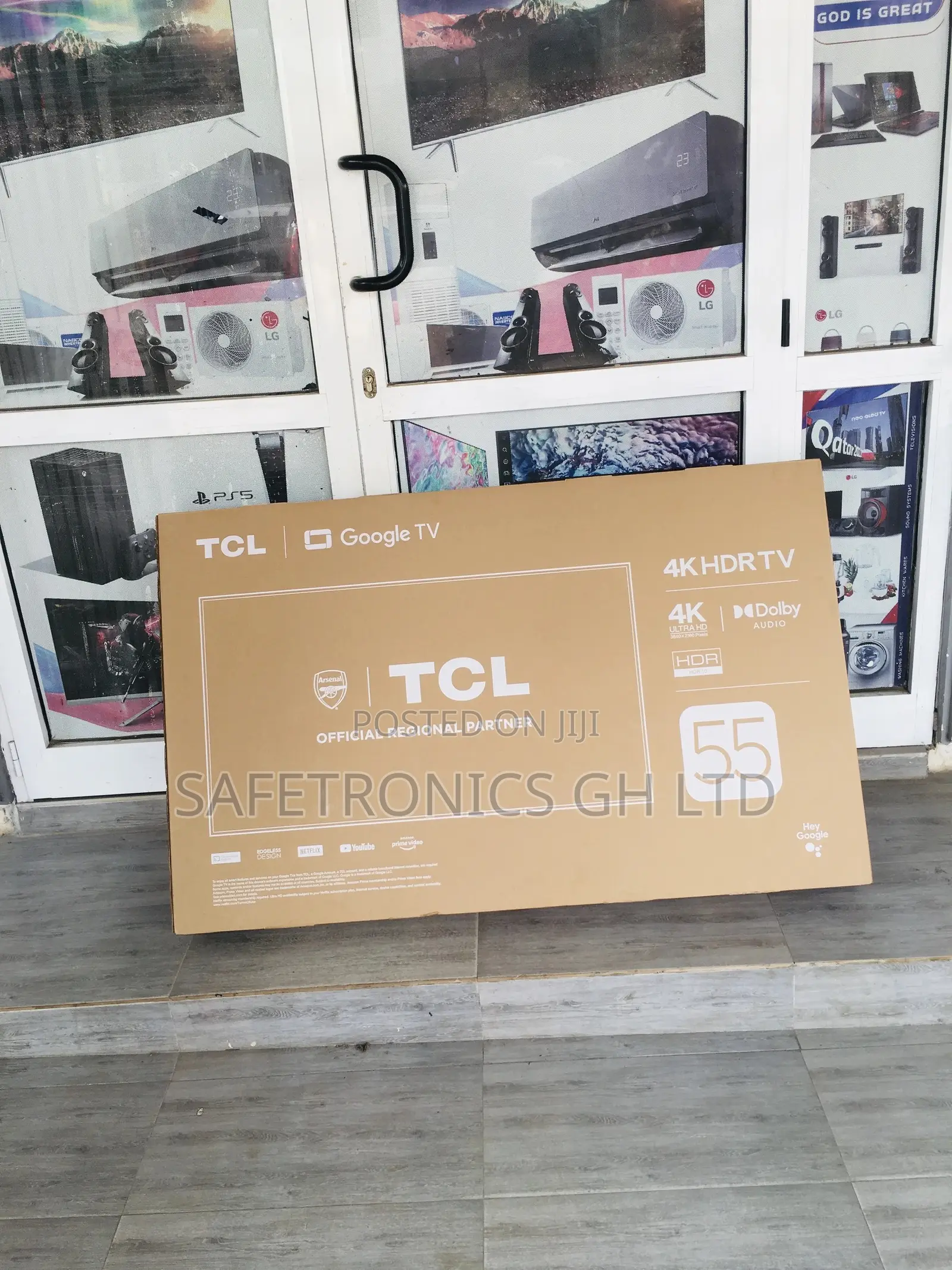 HDR Black Electric Glossy LED TCL P635 55 Inches Tv