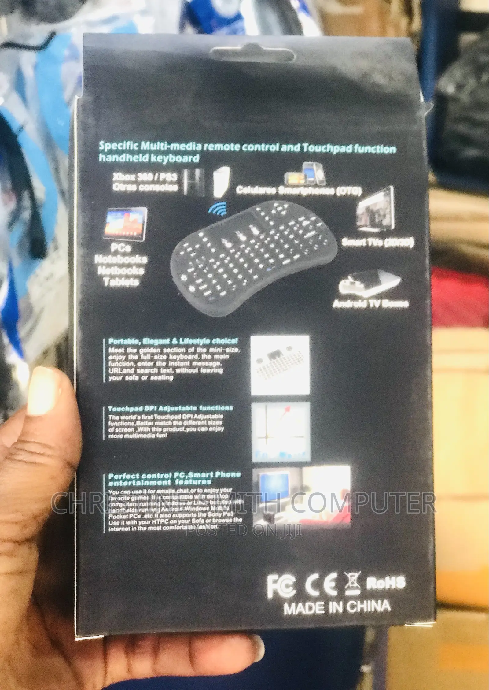 Mini Backlit RGB Wireless Keyboard