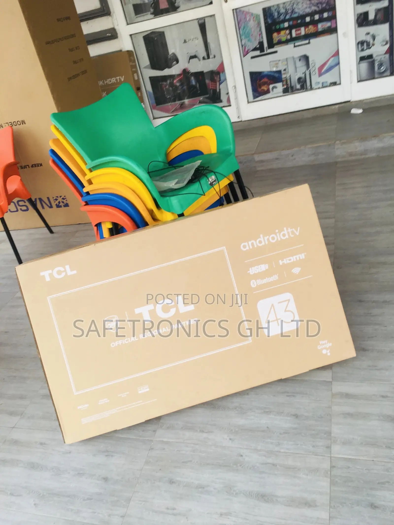 S5400A 43 Inches Glossy LED Black TCL Electric HDR Tv
