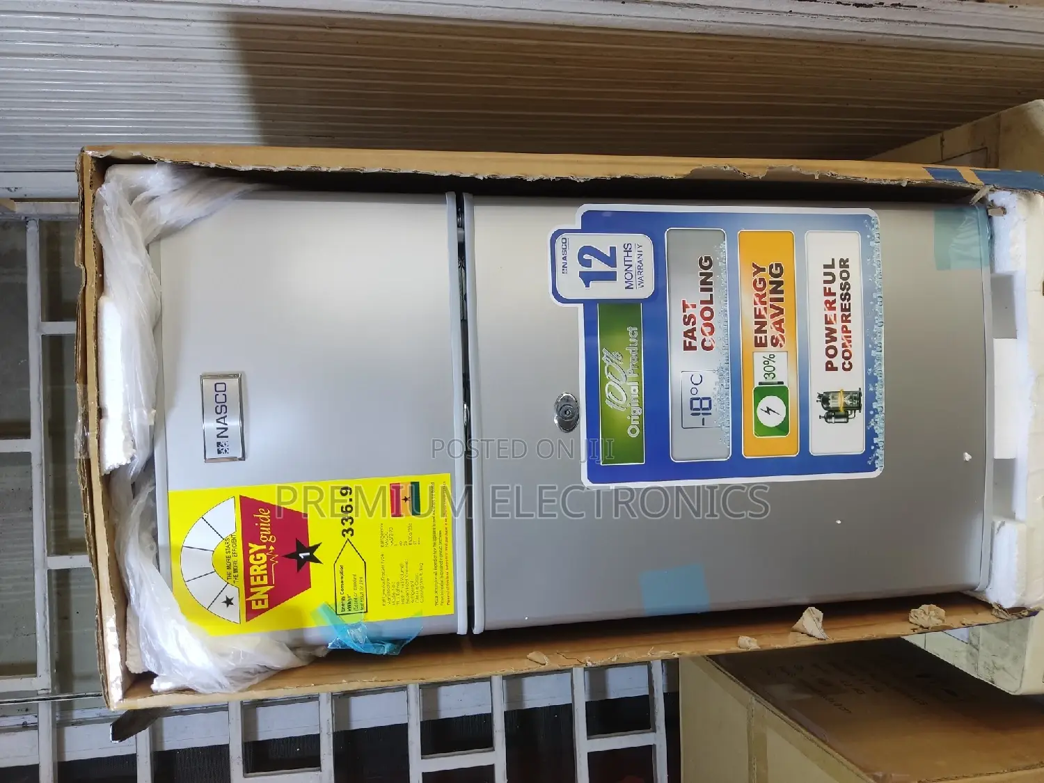 Excellent Nasco 90l Double Door Table Top Fridge