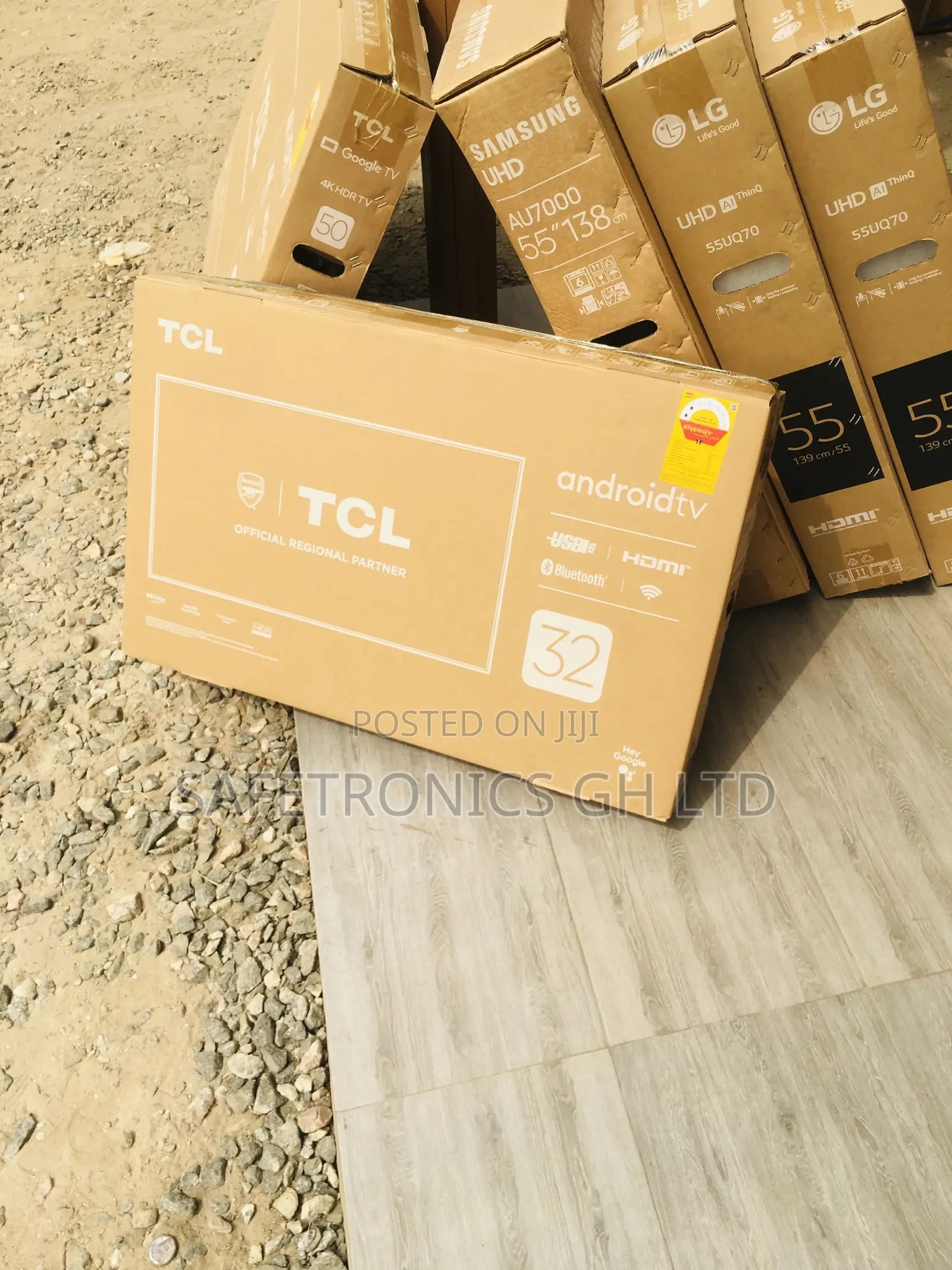 Full HD Black Electric 32 Inches Glossy LED TCL S5400A Tv