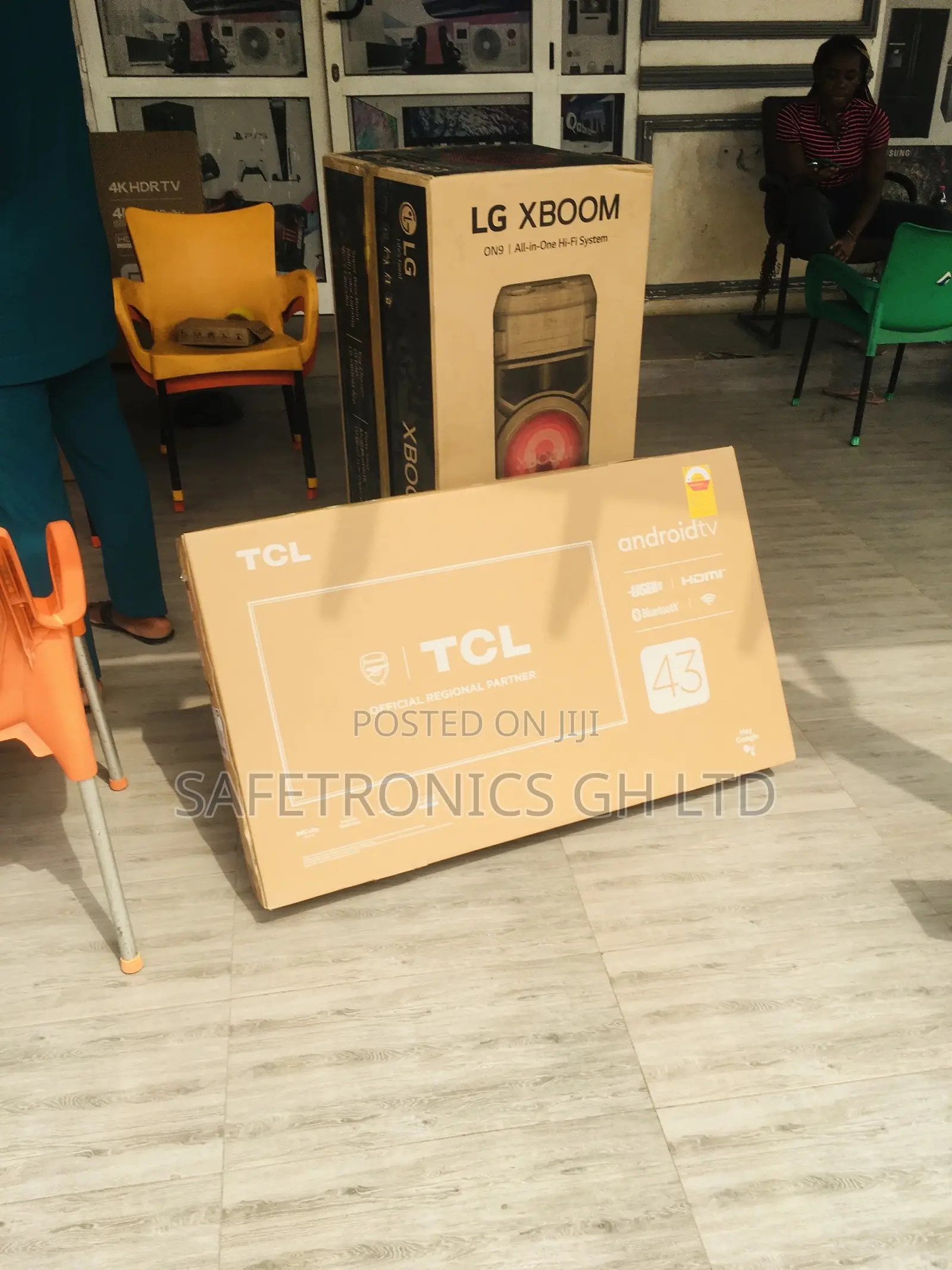 Smart Electric Glossy LED P635 TCL HDR Black 43 Inches Tv
