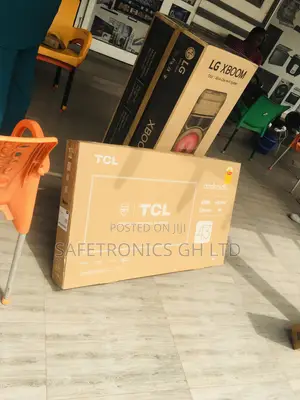 Black 43 Inches Glossy Electric LED Smart TCL P635 HDR Tv