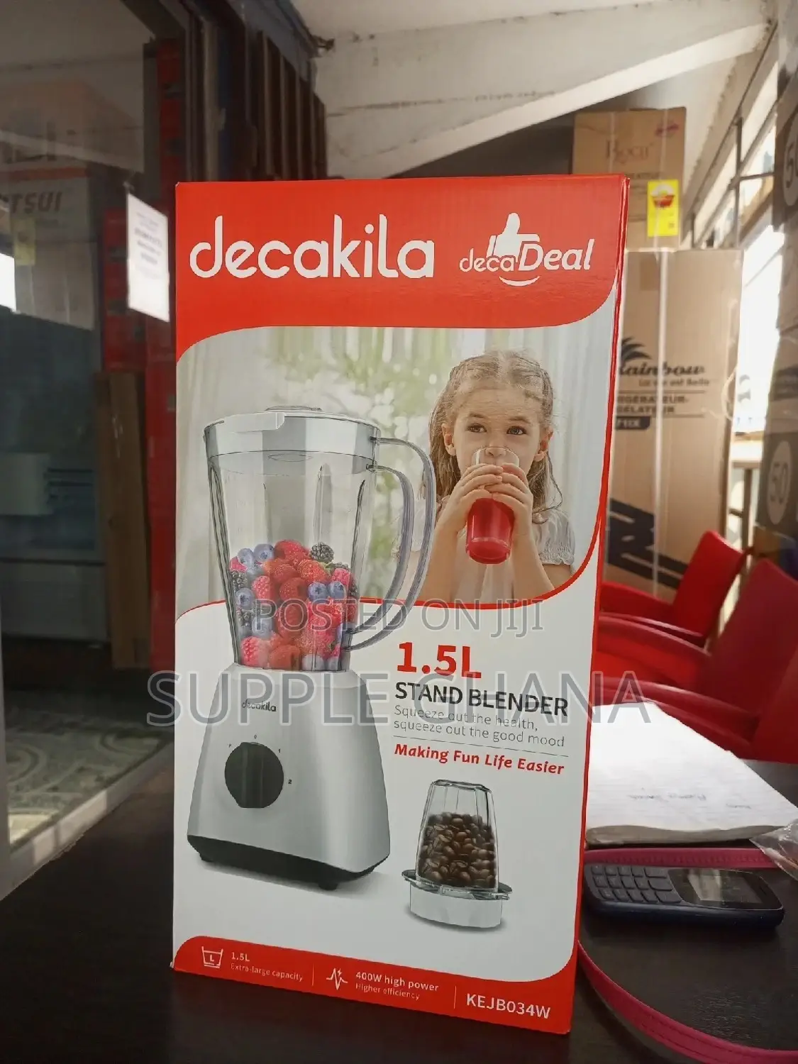 1.5liters Stand Blender Decakila