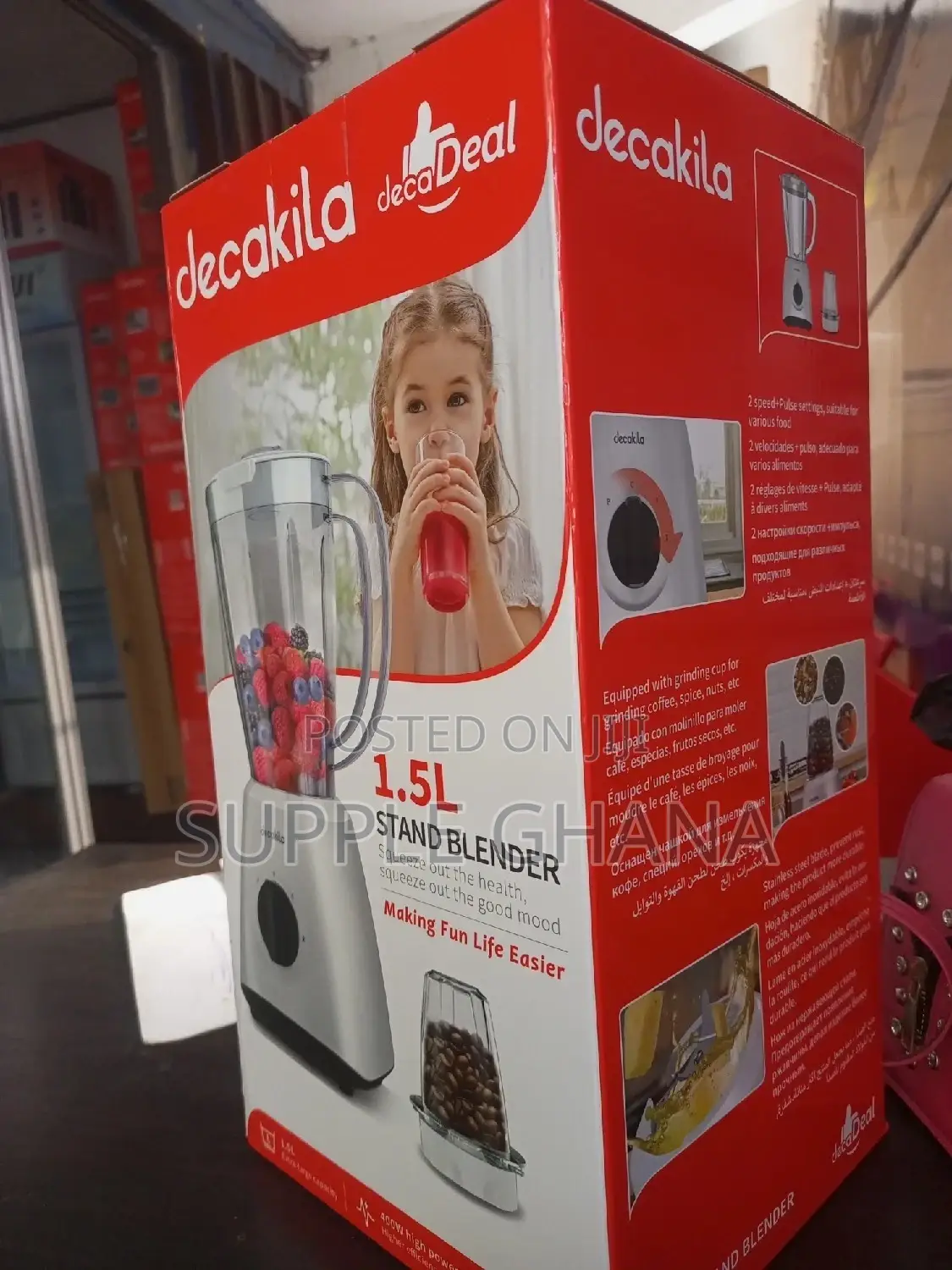 Decakila 1.5liters Decakila Blender