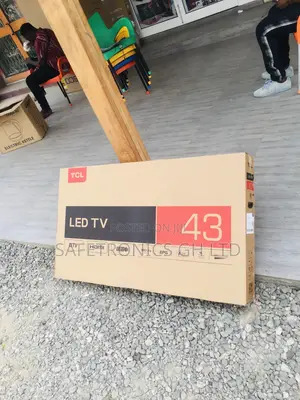 Black Glossy Full HD TCL D3200 HDR Electric 43 Inches Tv