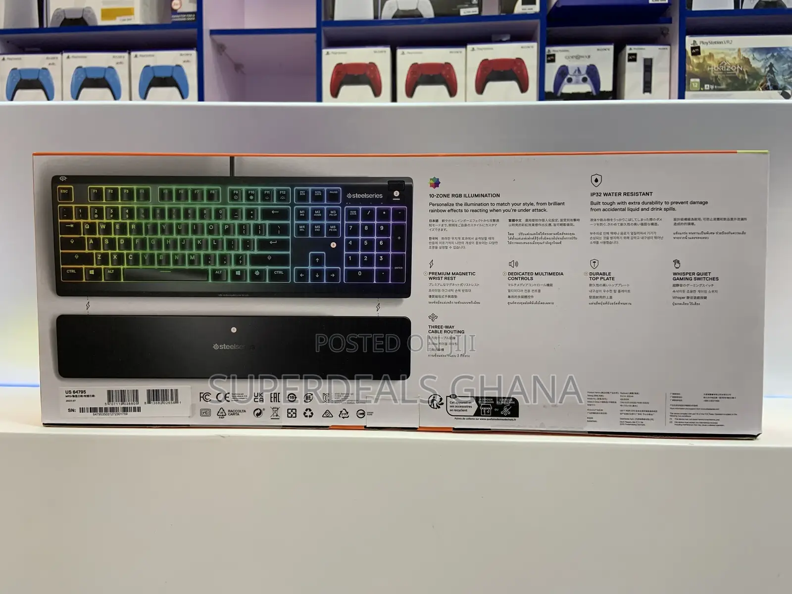 Steelseries Apex 3 RGB KEYBOARD