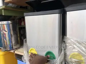 16 Liters Stainless Steel Double Pedal Bin