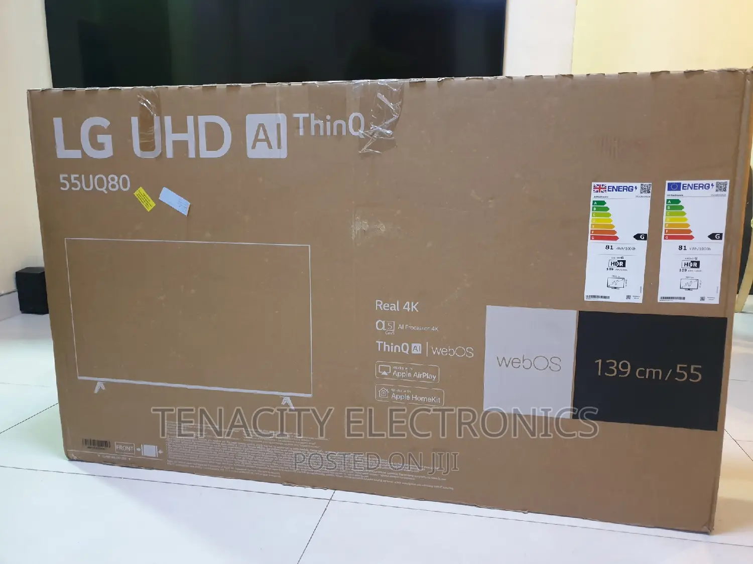 New 55"Lg Uhd/HDR Smart Satellite TV