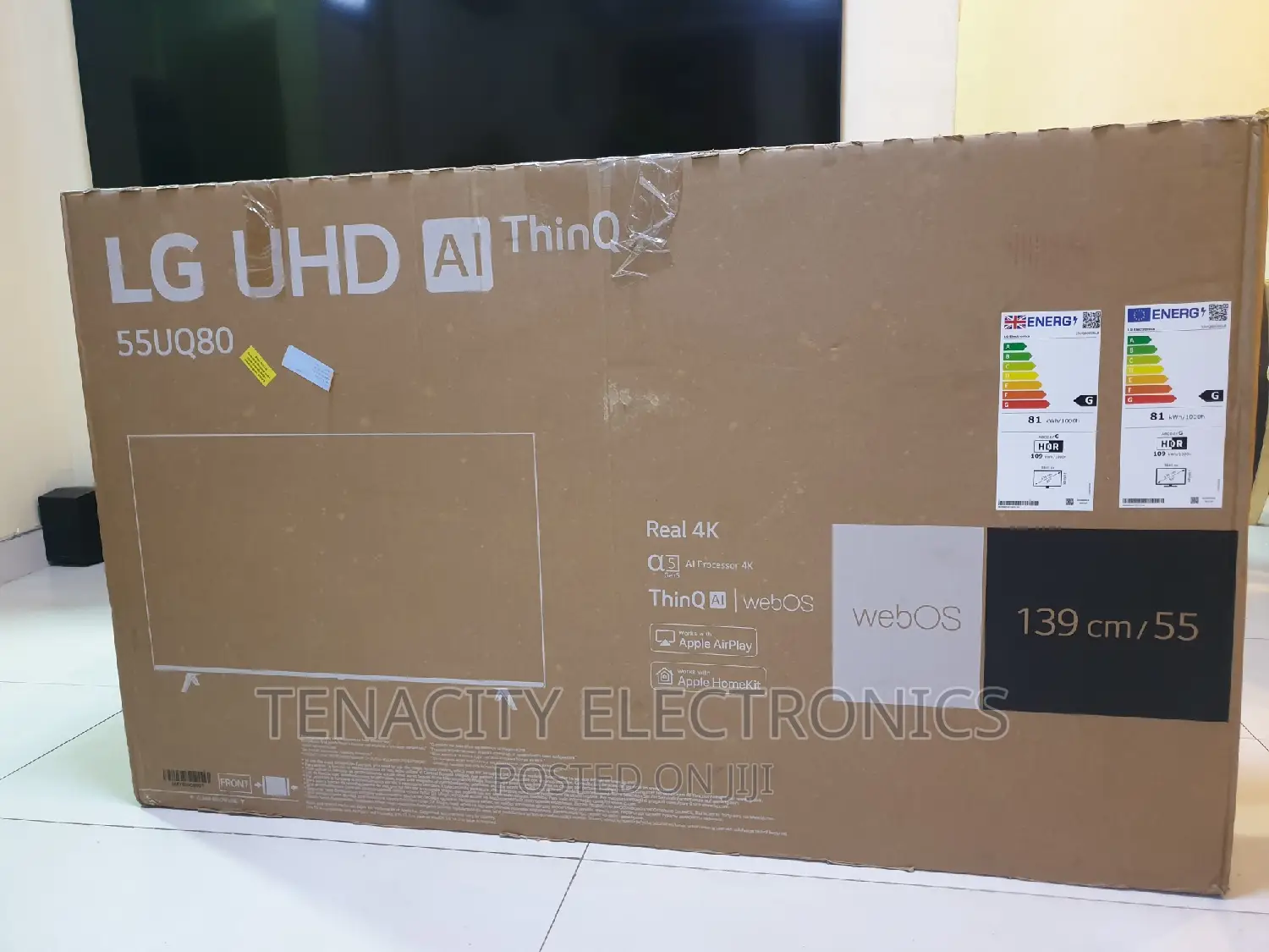 New 55"Lg Uhd/HDR Smart Satellite TV
