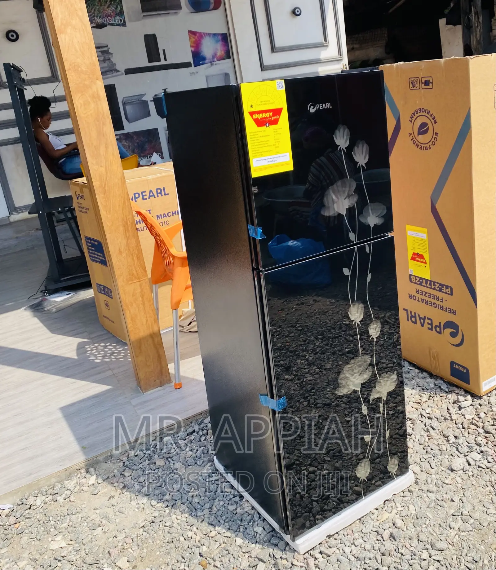 Energy Sufficient Pearl Doubledoor Fridge(Pf 217t-2B)Mirror