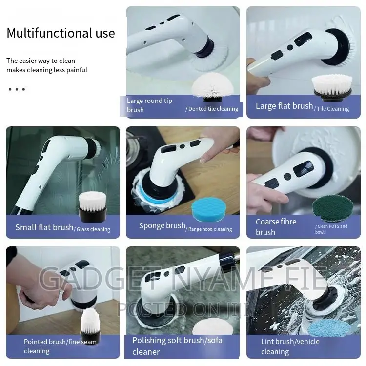 Rechargeable Cleaning Brush (3 Heads)